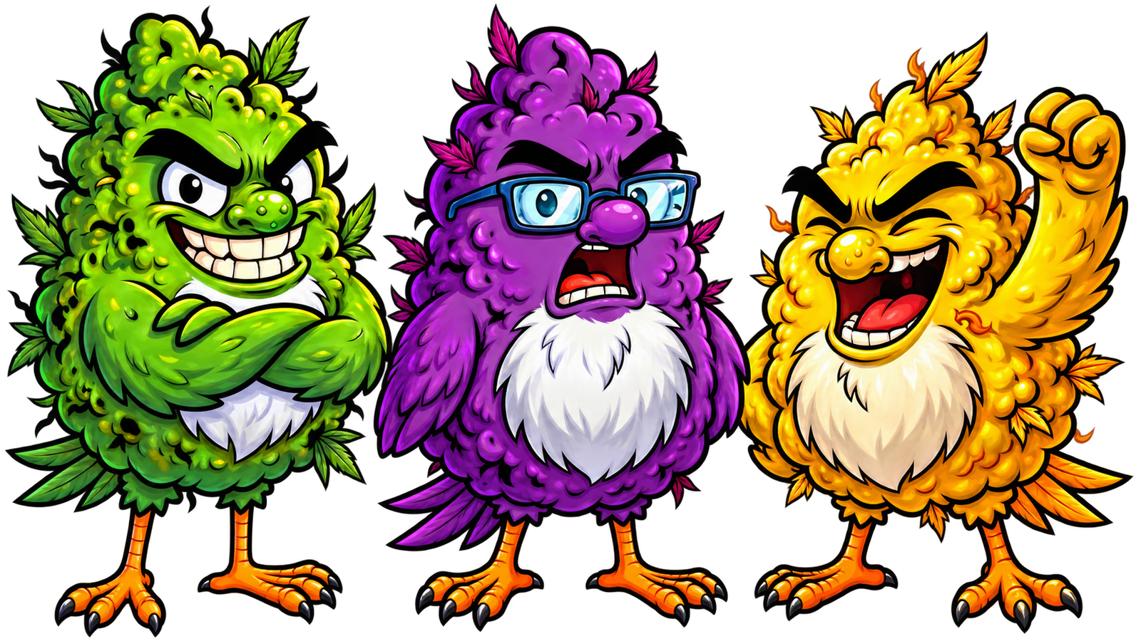 Personagens Angry Buds BR